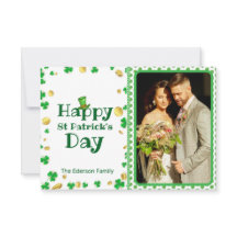 Personalised St. Patrick’s Day Photo Card