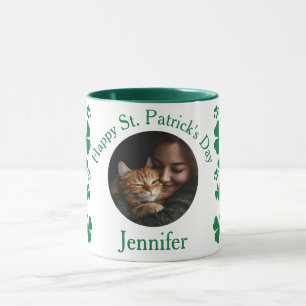 Personalised St. Patrick's Day - Cat Lovers Gift Mug