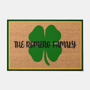 Personalised St. Patrick's Day doormat, Easter Doormat
