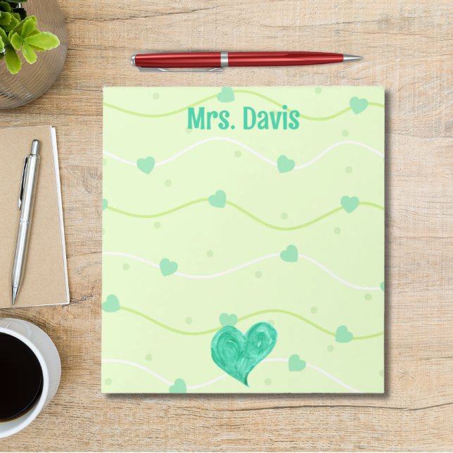 Personalised St. Patrick's day fun teacher Notepad (Creator Uploaded)