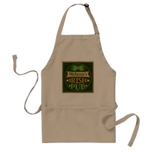 Personalised St. Patrick's Day Irish Pub Apron