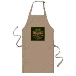 Personalised St. Patrick's Day Irish Pub Apron