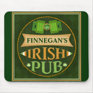Personalised St. Patrick's Day Irish Pub Mouse Pad