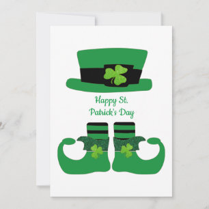 Personalised St. Patrick's Day Leprechaun Card