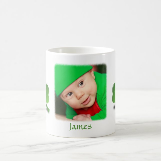 Personalised St. Patricks Day Mug Add Photo (Center)