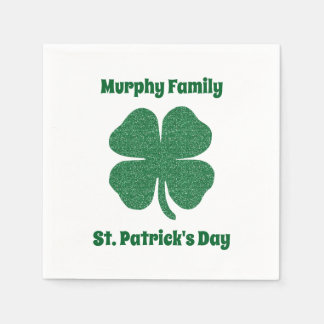 Personalised St. Patrick's Day Napkin