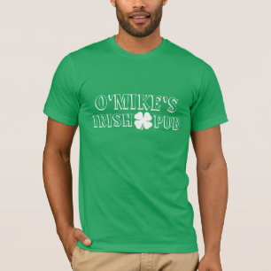 Personalised St Patricks day shirt   irish pub