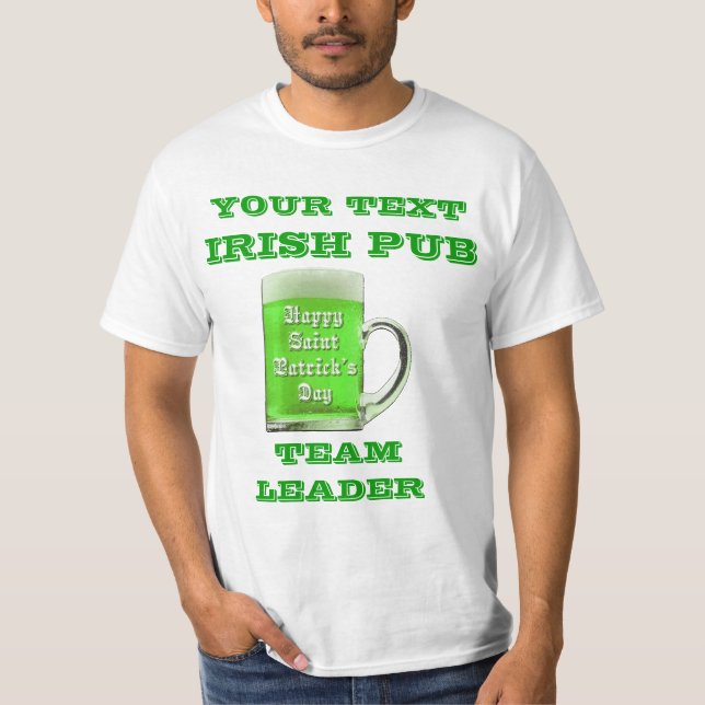Personalised St Patrick's  day T-Shirt (Front)