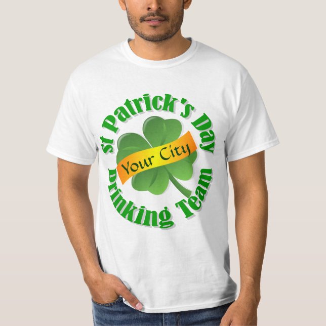 Personalised St Patrick's day T-Shirt (Front)