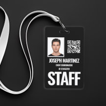 Personalised Staff Employee Photo ID