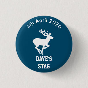 Personalised Stag Night Badge