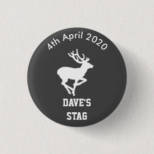 Personalised Stag Night Badge