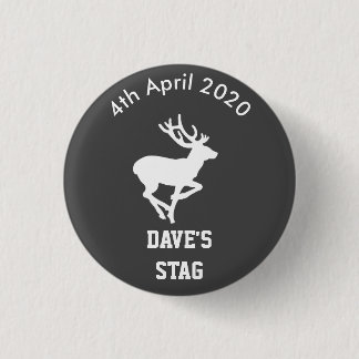 Personalised Stag Night Badge
