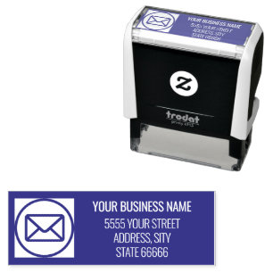 Personalised Stamp Custom Name Address Your Colour