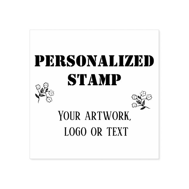 Personalised stamp, custom stamp, personalised rubber stamp (Imprint)