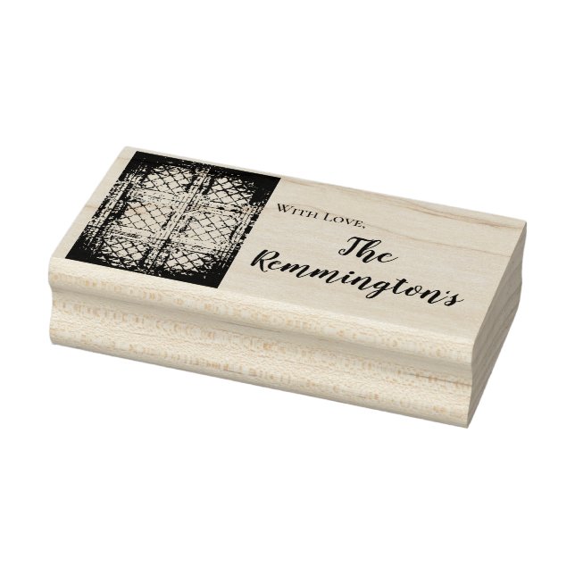 Personalised Stamp Rustic Tin Panel Ceiling Countr (Stamp)