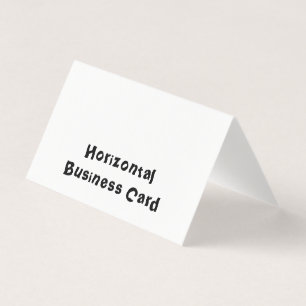 Personalised Standard Matte Folded Business Card