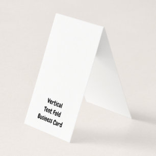 Personalised Standard Matte Folded Business Card