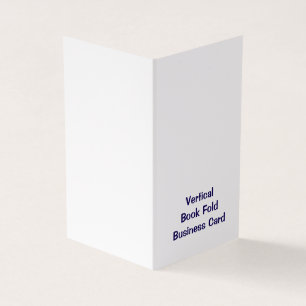 Personalised Standard Semi-Gloss Folded Business Card