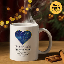 Personalised Star Map Mug: The Night We Met Coffee Mug