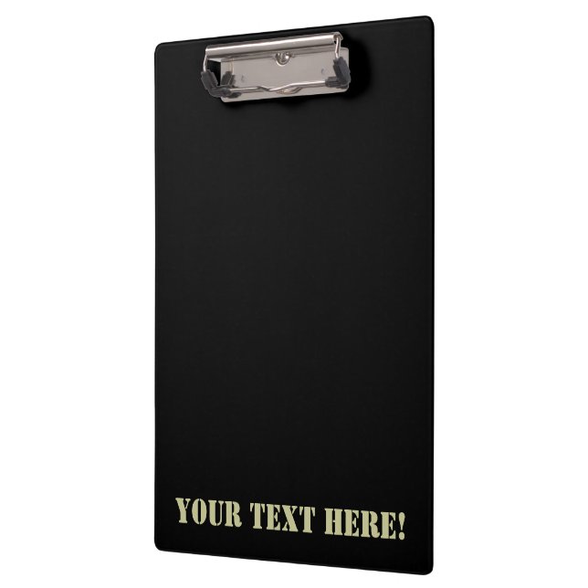 Personalised Star Stencil Vintage Digital Camo Clipboard (Left)