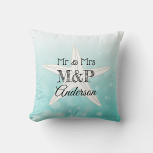 Personalised Starfish Beach House Pillow