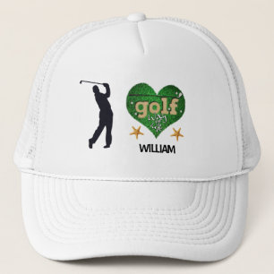 Personalised Starfish Male Silhouette GOLF  Trucker Hat