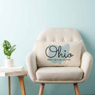 Personalised State Throw Pillow - Ohio