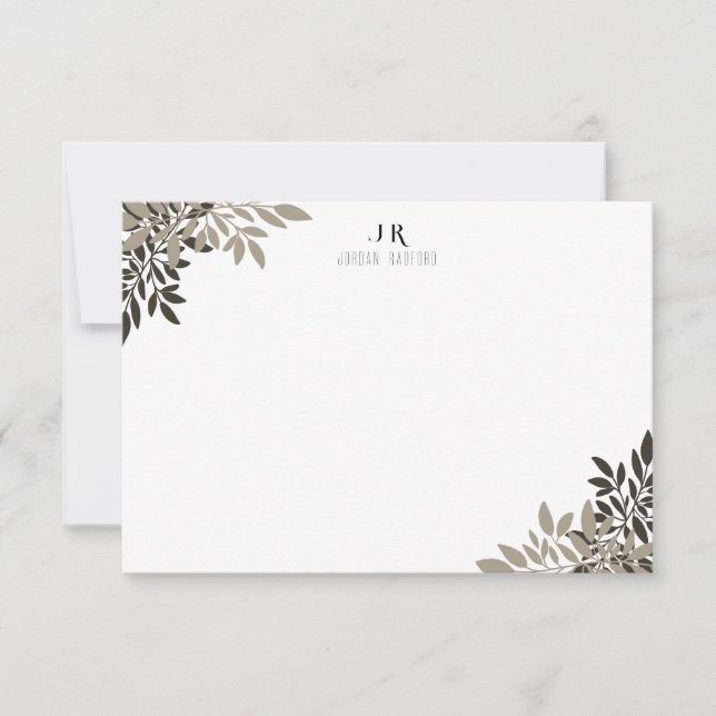Personalised Stationary Card (Front)