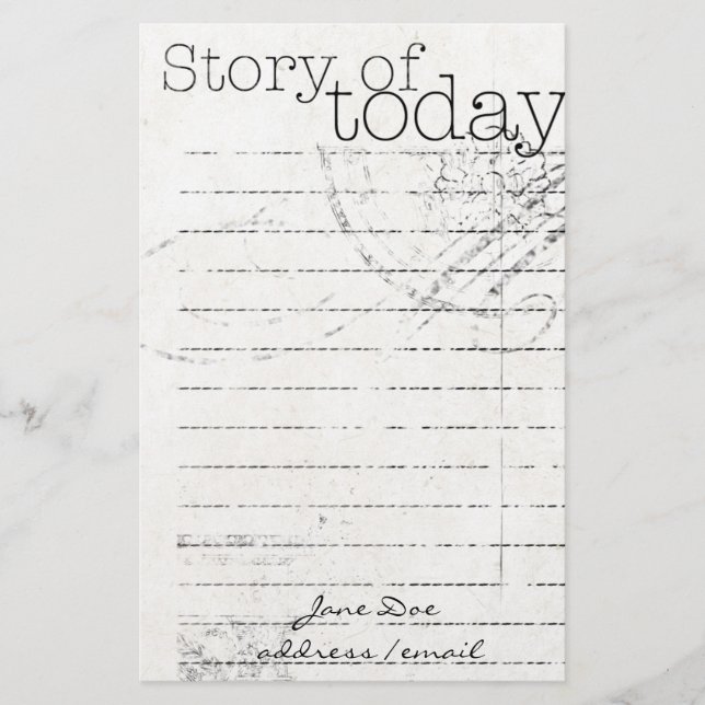 Personalised Stationary Stationery (Front)