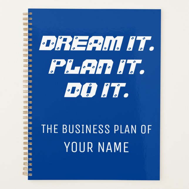 Personalised Stationery Business Planner Gift (Front)