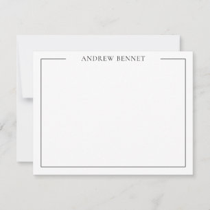 Personalised Stationery Classic Family Thank You Card