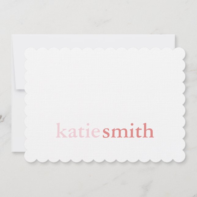 Personalised Stationery | Custom Note Cards (Front)