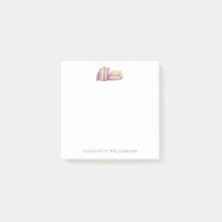 Personalised Stationery for Book Lovers Watercolor