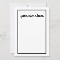 Personalised Stationery Notecards for Men
