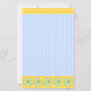 Personalised Stationery Template
