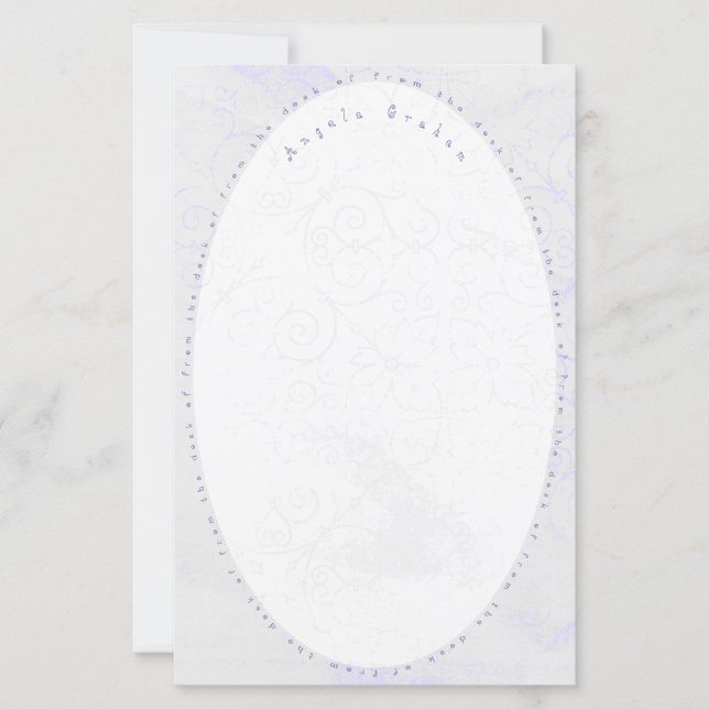 Personalised Stationery Template  (Front)