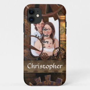 Personalised steampunk machinery iPhone 11 case