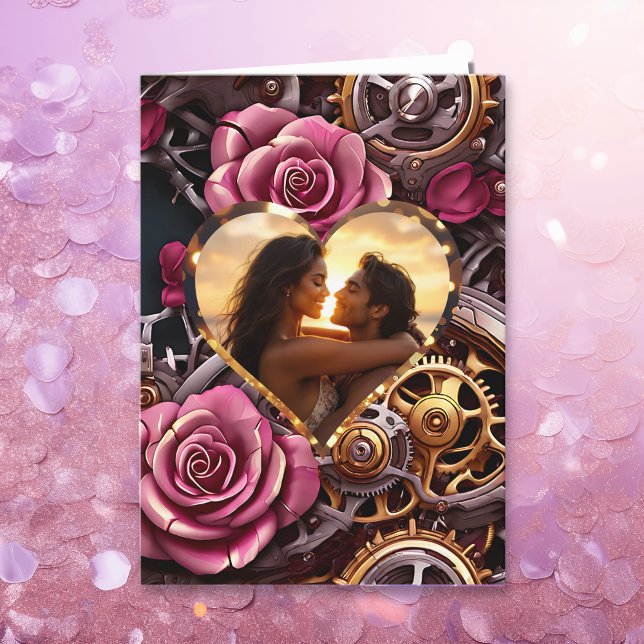 Personalised Steampunk Themed Valentine's Day Card (Creator Uploaded)