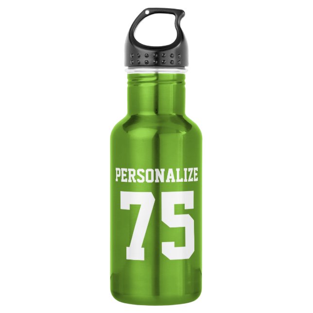 Personalised steel water bottles for sports teams (Front)