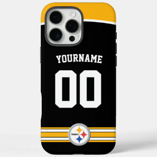 Personalised Steelers Jersey American Football iPhone 16 Pro Max Case