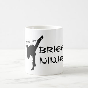 Personalised Steno Brief Ninja Court Reporting Coffee Mug