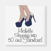Personalised "Stepping into 50 and Fabulous" Party