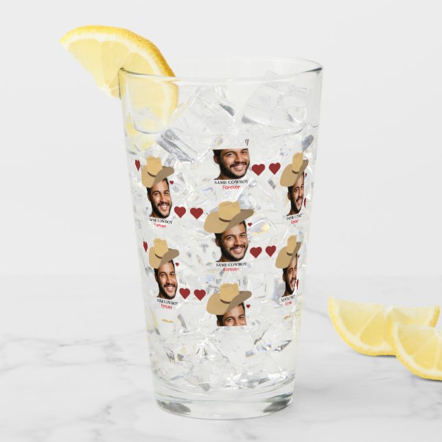 Personalised Stickers, Face Sticker, bachelorette  Glass (Front Ice)