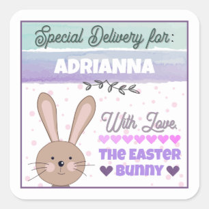 Personalised Stickers from Easter Bunny With Love