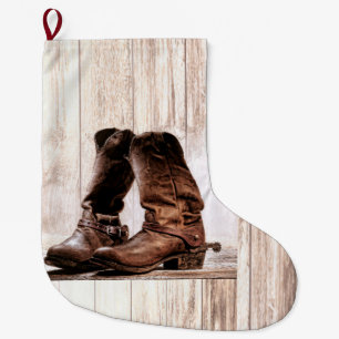 Personalised Stocking boots country rustic western