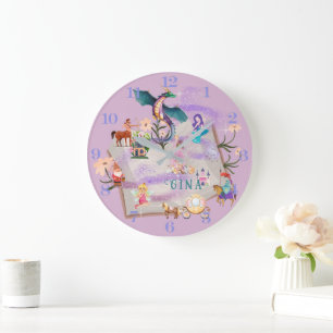 Personalised Story Book Large Clock