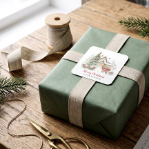 Personalised Storybook Christmas Gift Seal Sticker