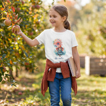 Personalised Storybook Witch Halloween Kids Tee