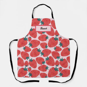 Personalised Strawberry Field Apron